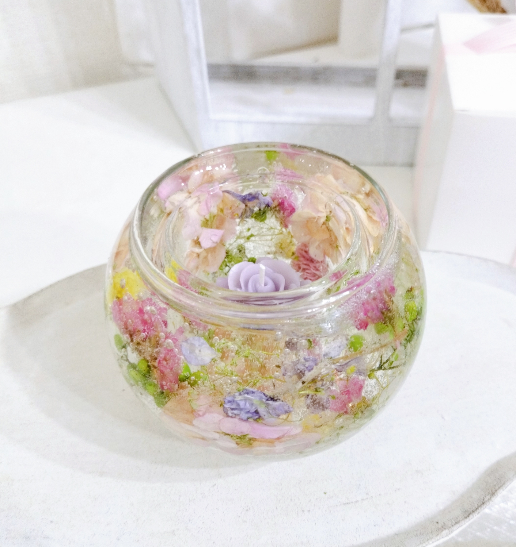 グラスキャンドルホルダー1